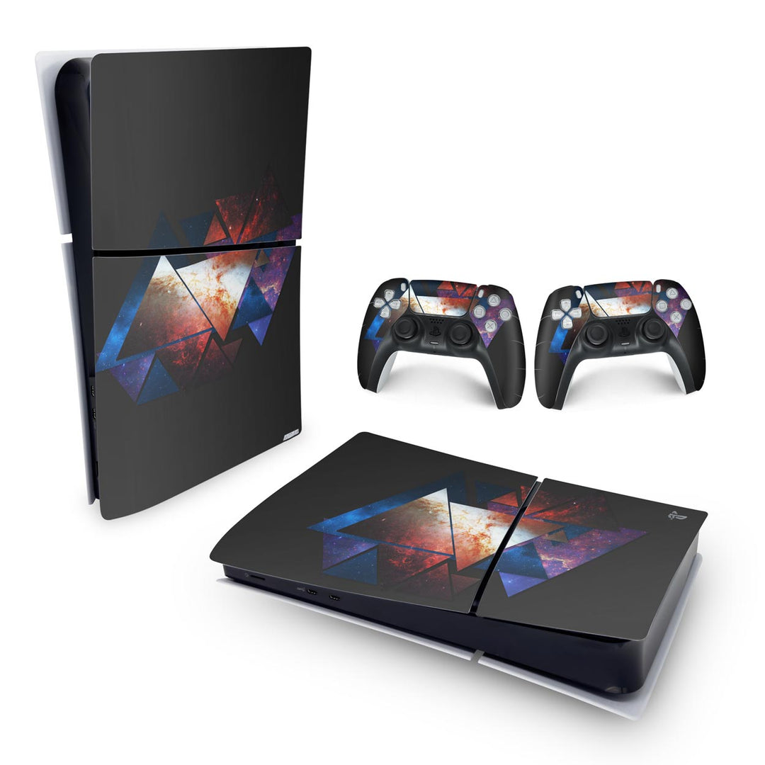 Skin Anti-Rage PS5 Slim Horizontal - Abstrato #90 - Pop Arte Skins - foto 4
