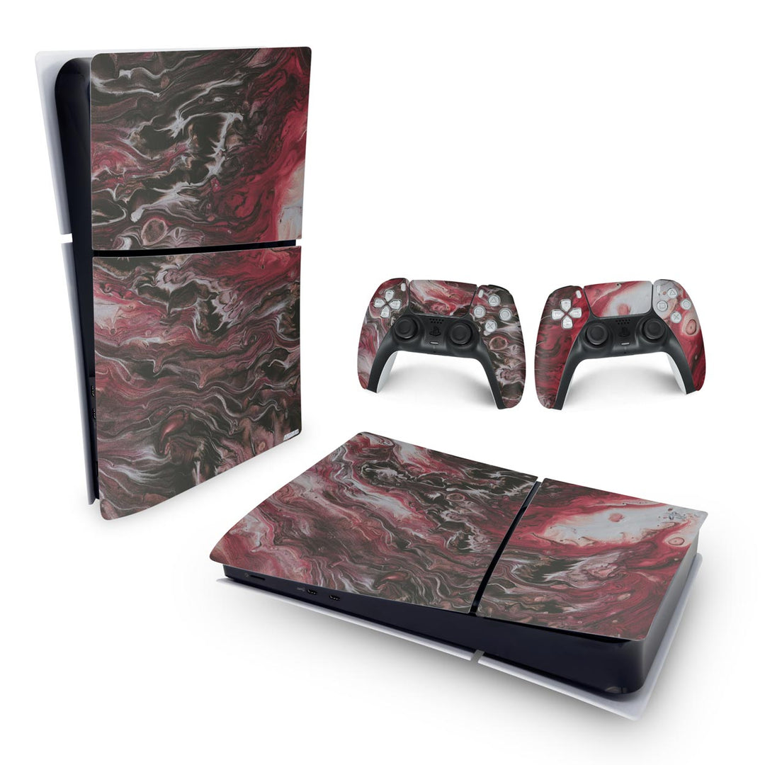 Skin Anti-Rage PS5 Slim Horizontal - Abstrato #104 - Pop Arte Skins - foto 3