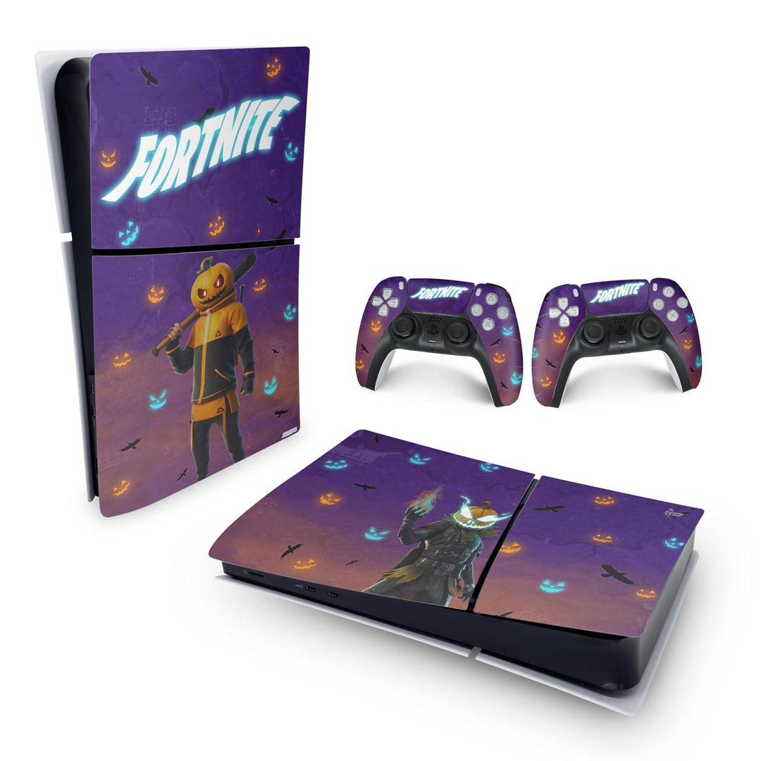 Skin Anti-Rage PS5 Slim Horizontal - Fortnite - Pop Arte Skins - foto 4