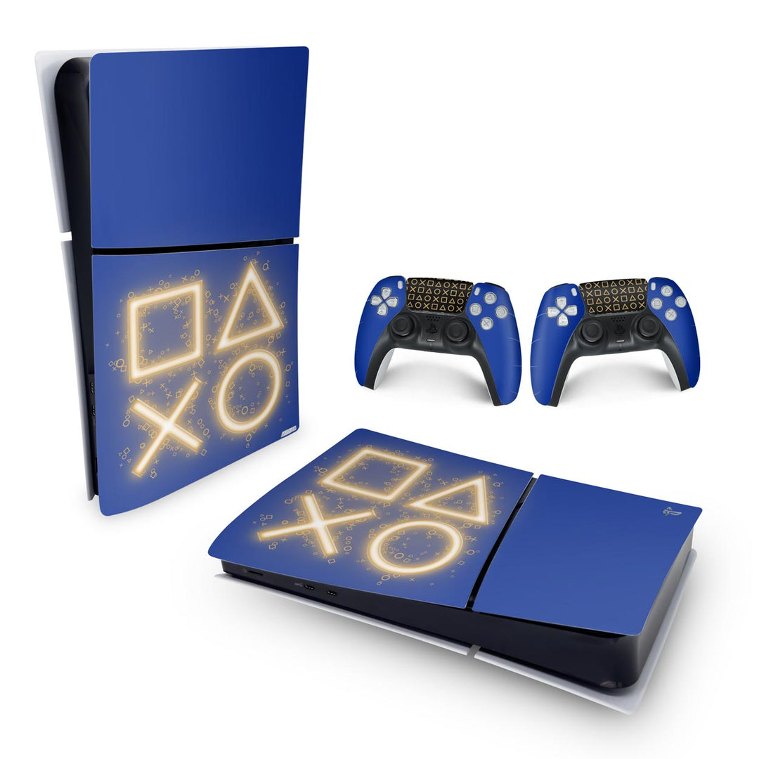 Skin Anti-Rage PS5 Slim Horizontal - Days Of Play Edição Limitada - Pop Arte Skins - foto 4
