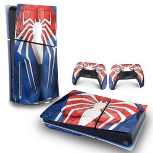 Skin Anti-Rage PS5 Slim Horizontal - Spider-Man Homem Aranha 2 - Pop Arte Skins