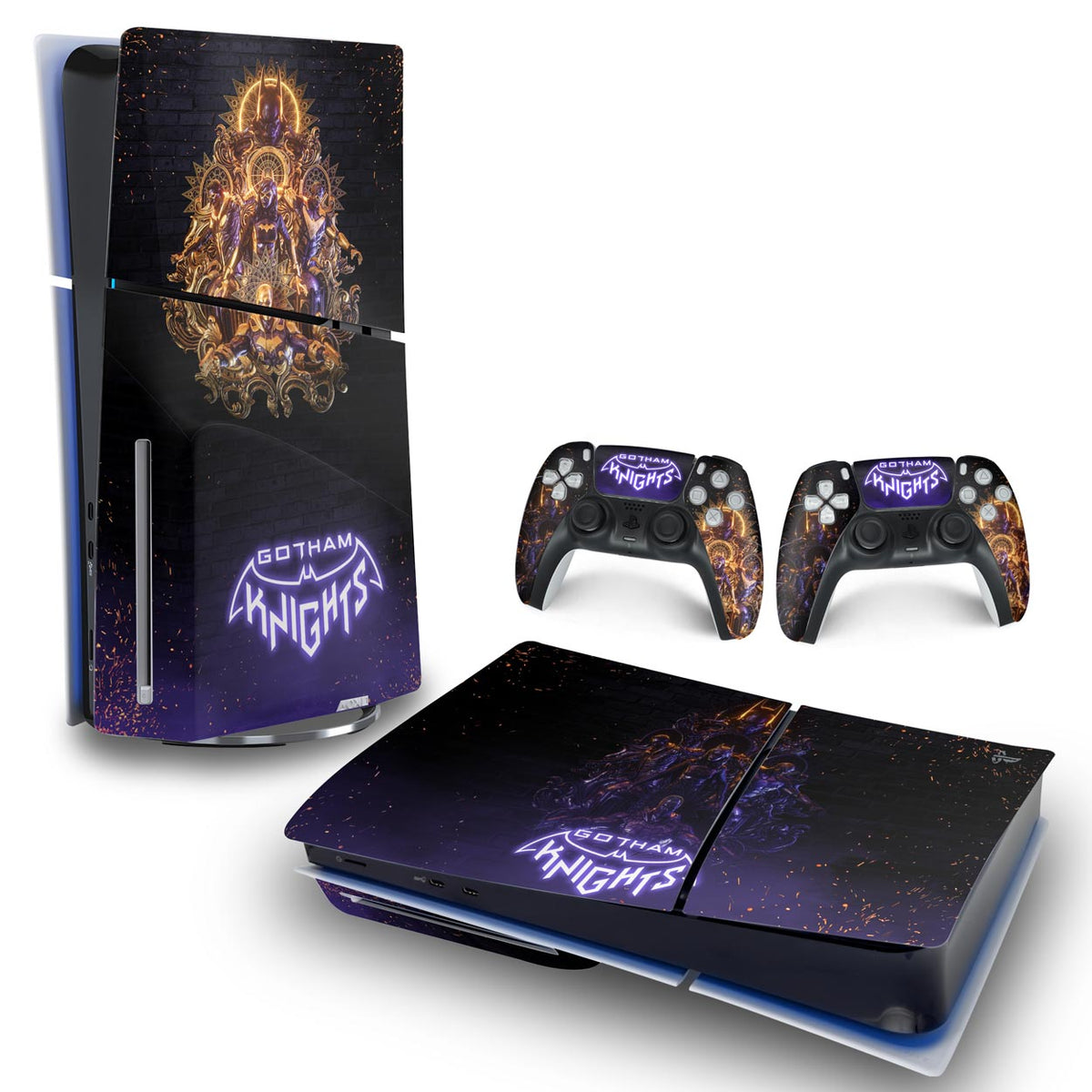 Skin Anti-Rage PS5 Slim Horizontal - Gotham Knights
