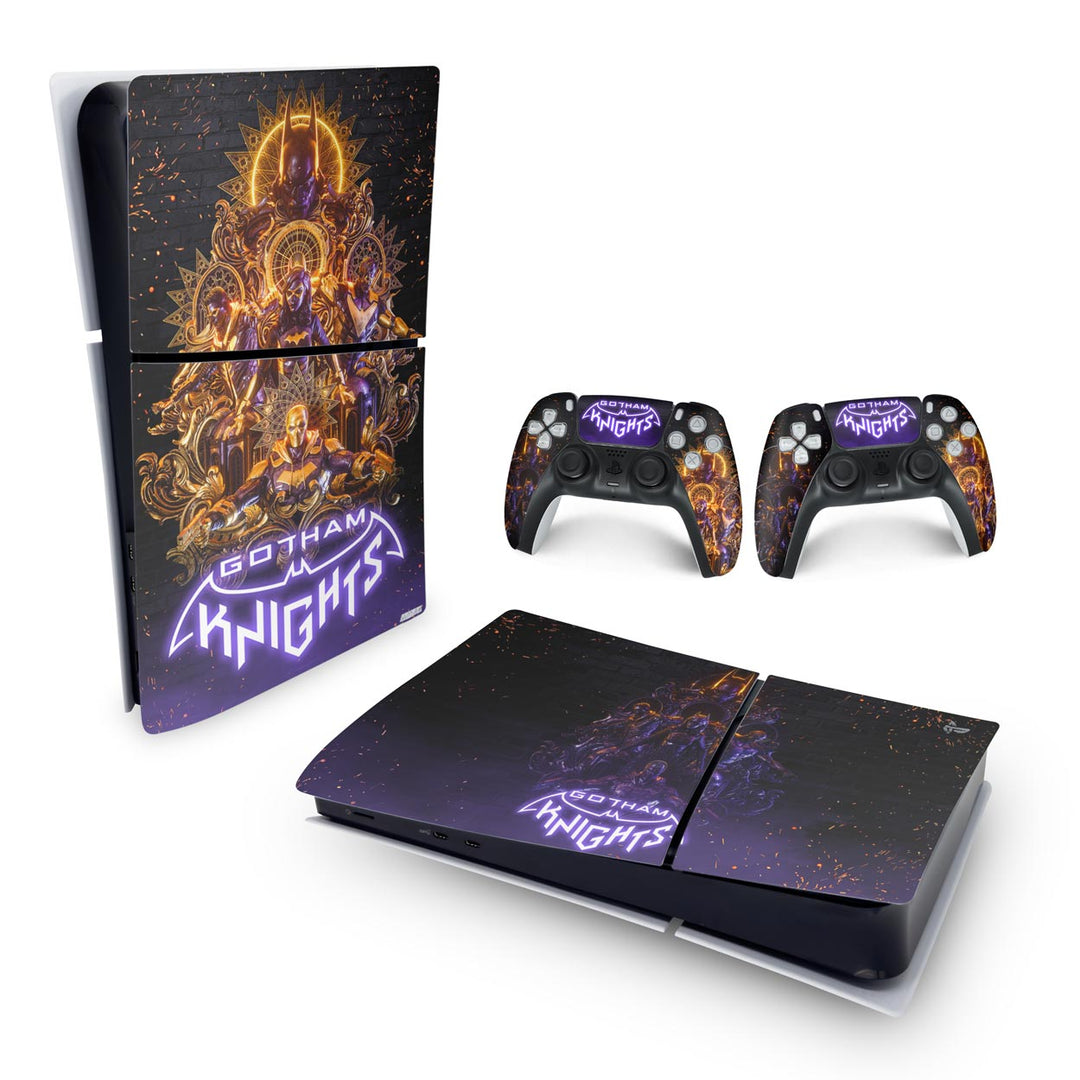 Skin Anti-Rage PS5 Slim Horizontal - Gotham Knights - Pop Arte Skins - foto 4