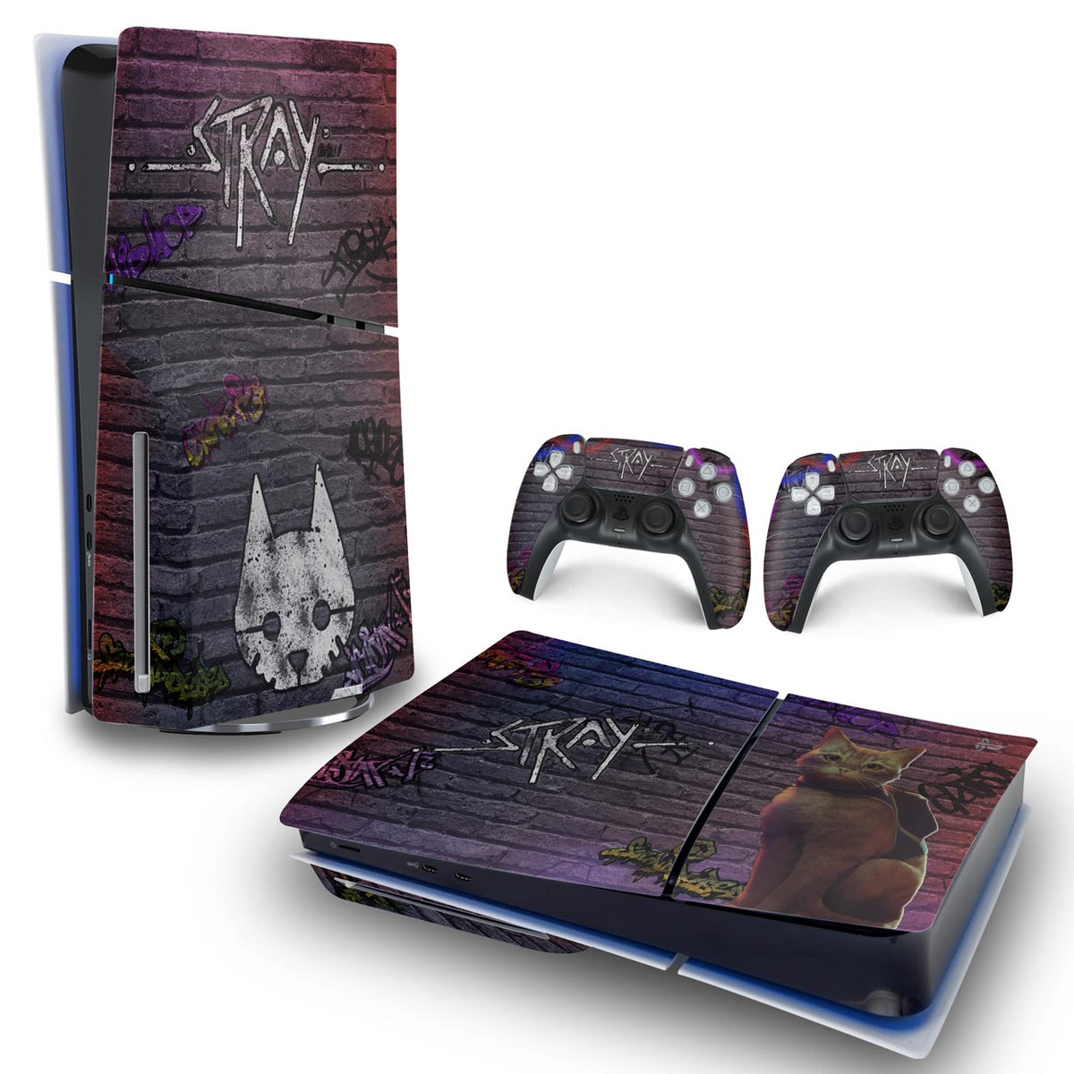 Skin Anti-Rage PS5 Slim Horizontal - Stray