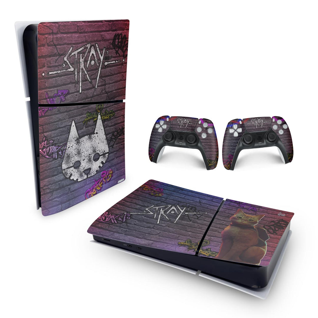 Skin Anti-Rage PS5 Slim Horizontal - Stray - Pop Arte Skins - foto 4