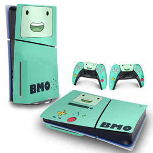 Skin Anti-Rage PS5 Slim Horizontal - BMO Hora de Aventura - Pop Arte Skins
