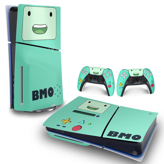 Skin Anti-Rage PS5 Slim Horizontal - BMO Hora de Aventura