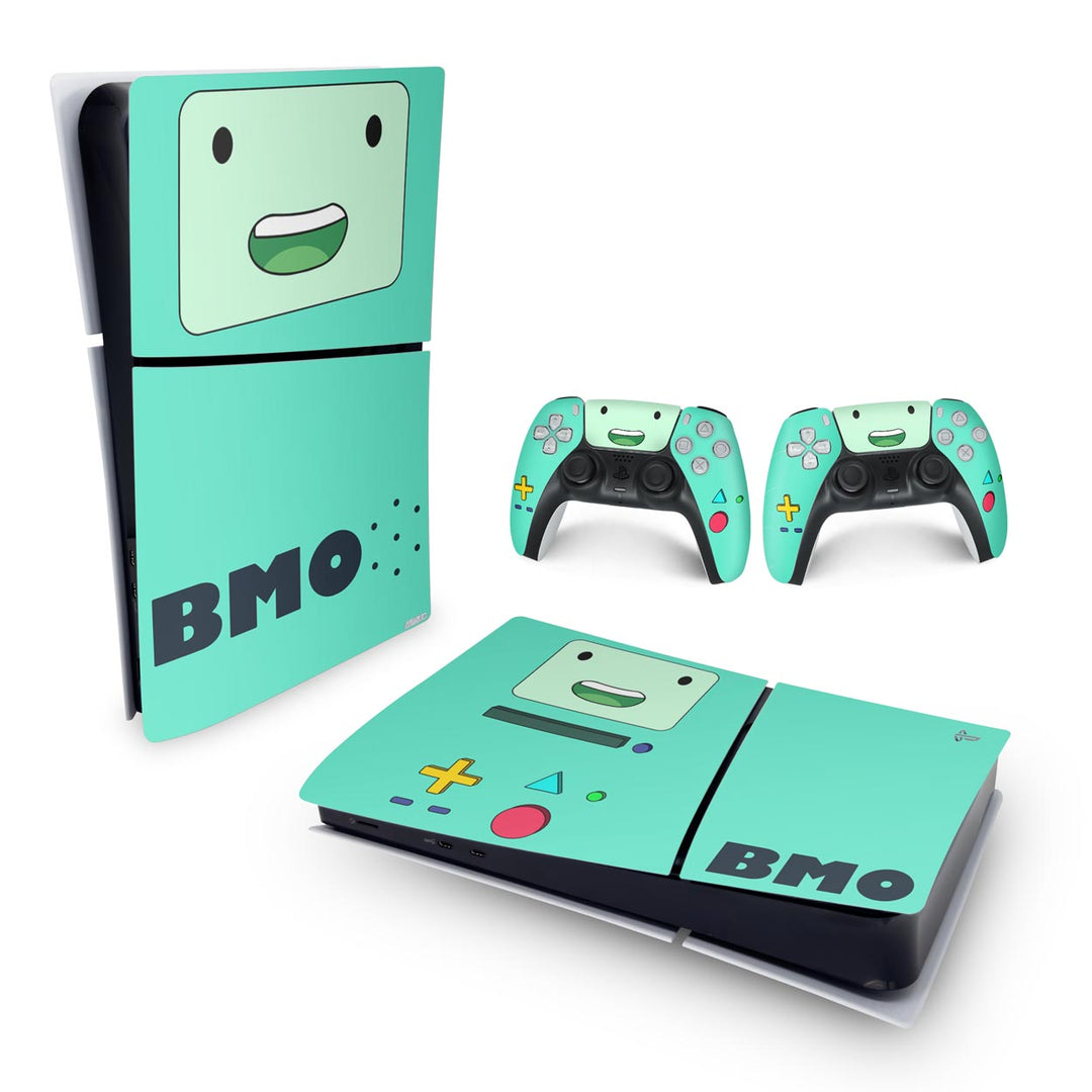 Skin Anti-Rage PS5 Slim Horizontal - BMO Hora de Aventura - Pop Arte Skins - foto 4