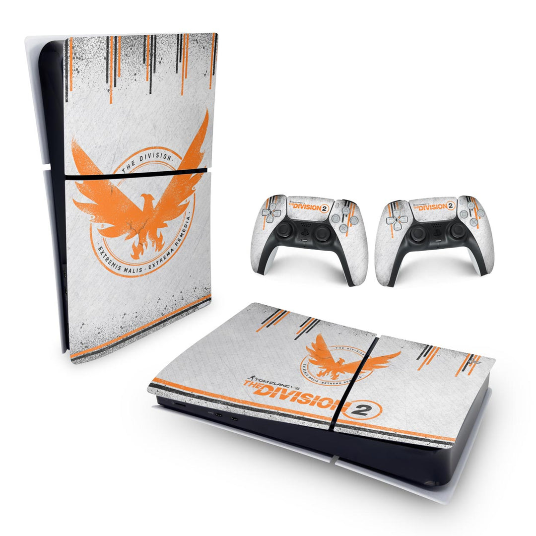 Skin Anti-Rage PS5 Slim Horizontal - The Division 2 - Pop Arte Skins - foto 4