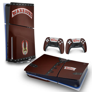 Skin Anti-Rage PS5 Slim Horizontal - The Warriors - Pop Arte Skins