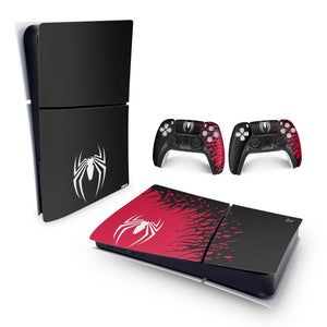Skin Anti-Rage PS5 Slim Horizontal - Spider-Man Homem Aranha 2 Edition - Pop Arte Skins - foto 4