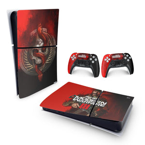 Skin Anti-Rage PS5 Slim Horizontal - Call Of Duty Modern Warfare III - Pop Arte Skins - foto 4