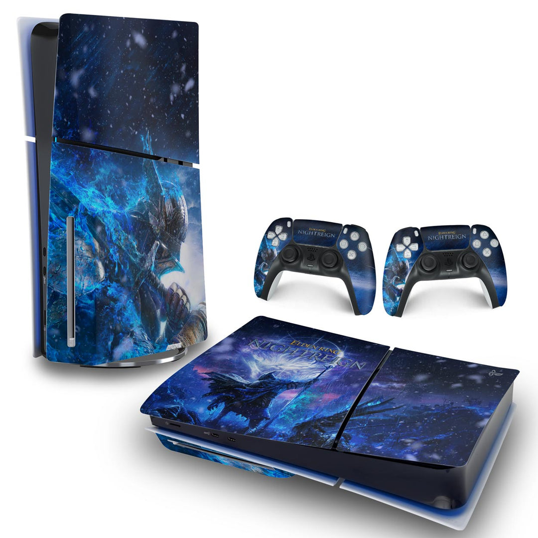 Skin Anti-Rage PS5 Slim Horizontal - Elden Ring Nightreign - Pop Arte Skins