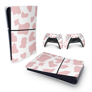 Skin Anti-Rage PS5 Slim Horizontal - Vaquinha Rosa - Pop Arte Skins - foto 4