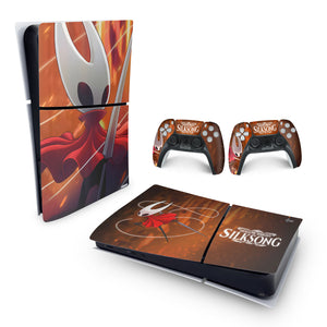 Skin Anti-Rage PS5 Slim Horizontal - Hollow Knight: Silksong - Pop Arte Skins - foto 4