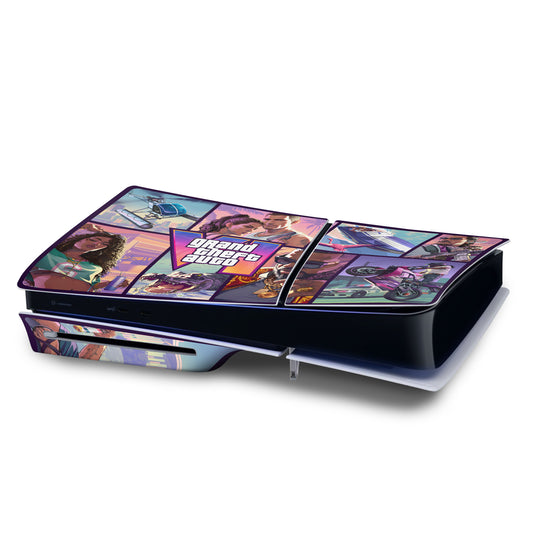Skin Anti-Rage PS5 Slim Horizontal - Modelo 205
