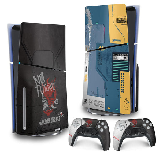 Skin Anti-Rage PS5 Slim Vertical - Cyberpunk 2077 Bundle