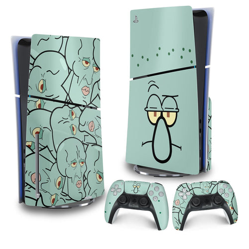 Skin Anti-Rage PS5 Slim Vertical - Lula Molusco