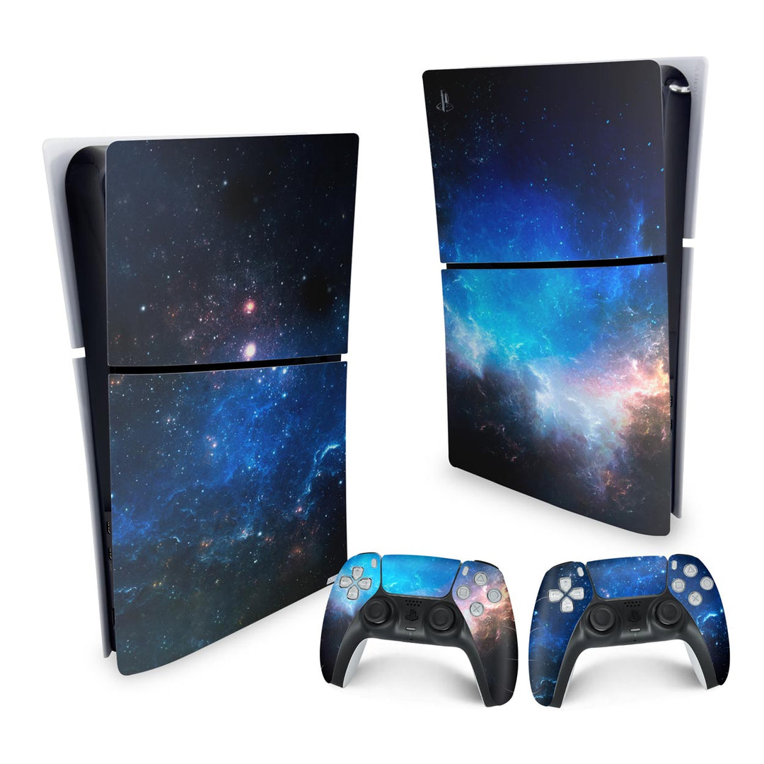 Skin Anti-Rage PS5 Slim Vertical - Universo Cosmos - Pop Arte Skins - foto 4