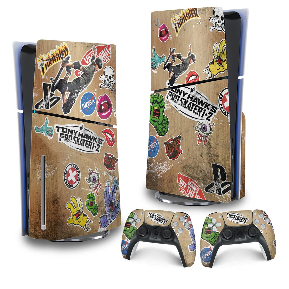 Skin Anti-Rage PS5 Slim Vertical - Tony Hawk's Pro Skater