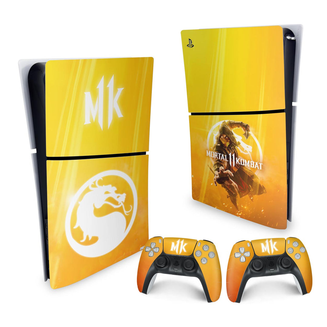 Skin Anti-Rage PS5 Slim Vertical - Mortal Kombat 11 - Pop Arte Skins - foto 4