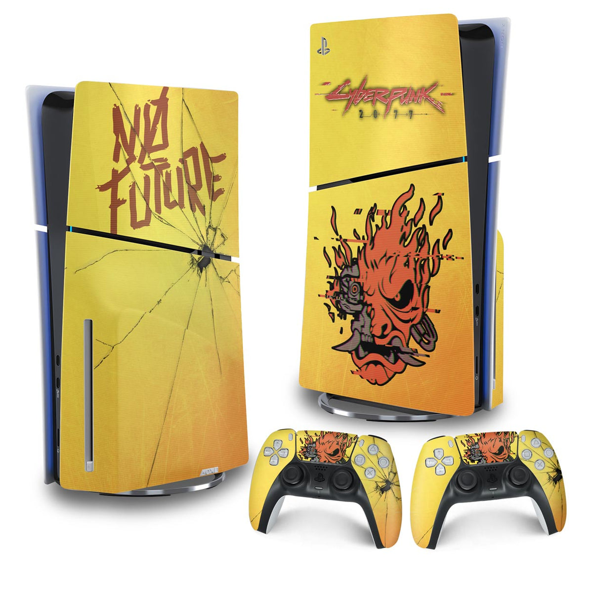 Skin Anti-Rage PS5 Slim Vertical - Cyberpunk 2077