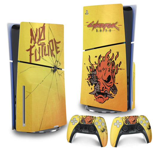 Skin Anti-Rage PS5 Slim Vertical - Cyberpunk 2077