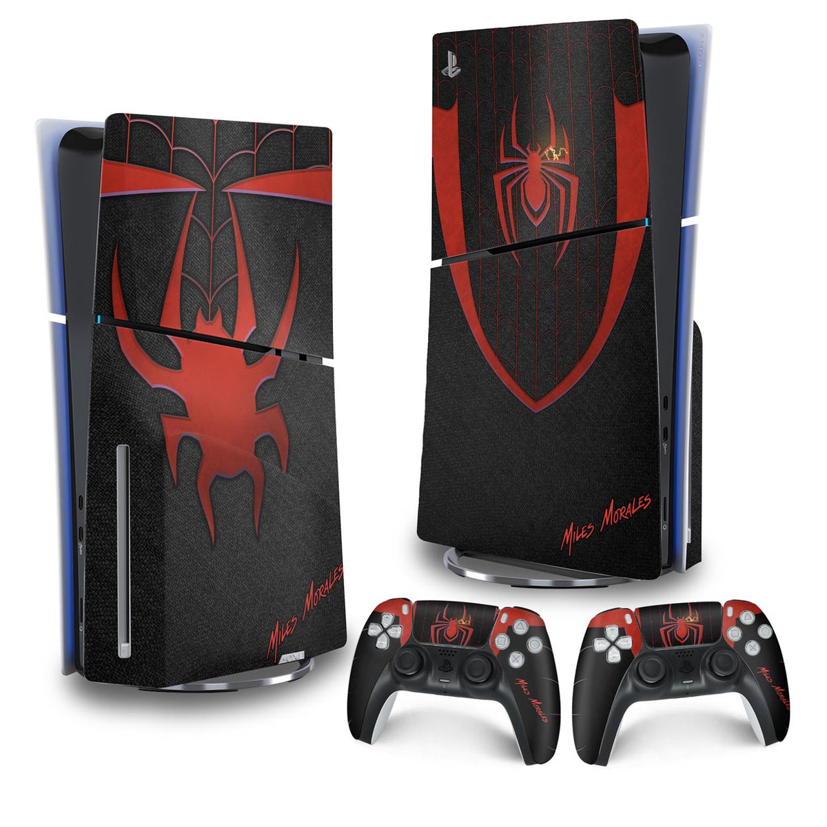 Skin Anti-Rage PS5 Slim Vertical - Spider-Man: Miles Morales