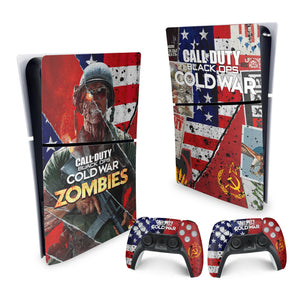 Skin Anti-Rage PS5 Slim Vertical - Call Of Duty Cold War - Pop Arte Skins - foto 4