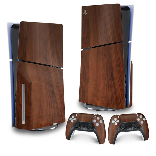 Skin Anti-Rage PS5 Slim Vertical - Madeira