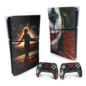 Skin Anti-Rage PS5 Slim Vertical - Joker Filme - Pop Arte Skins - foto 4