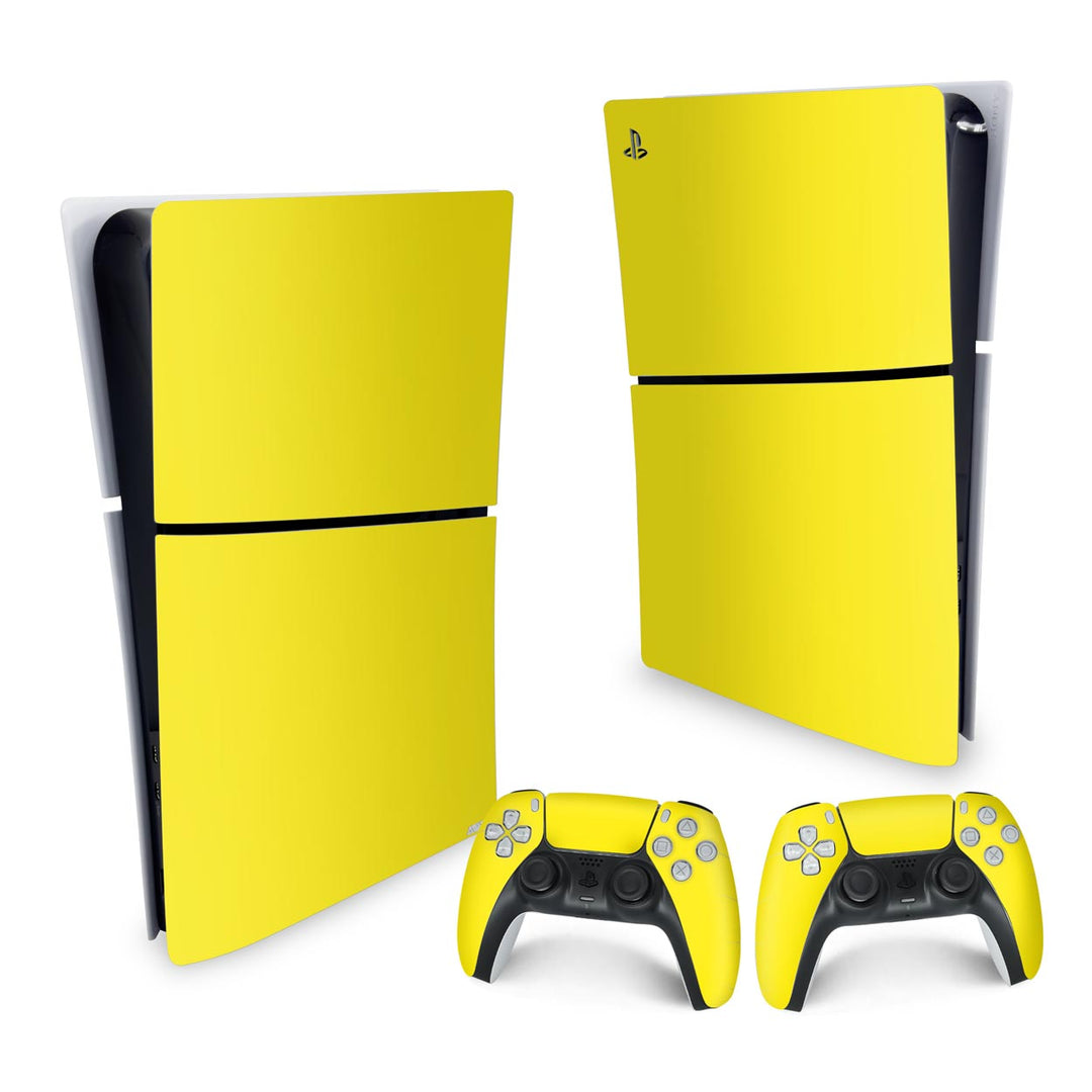Skin Anti-Rage PS5 Slim Vertical - Amarelo - Pop Arte Skins - foto 4