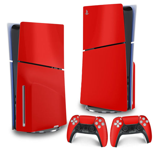 Skin Anti-Rage PS5 Slim Vertical - Vermelho