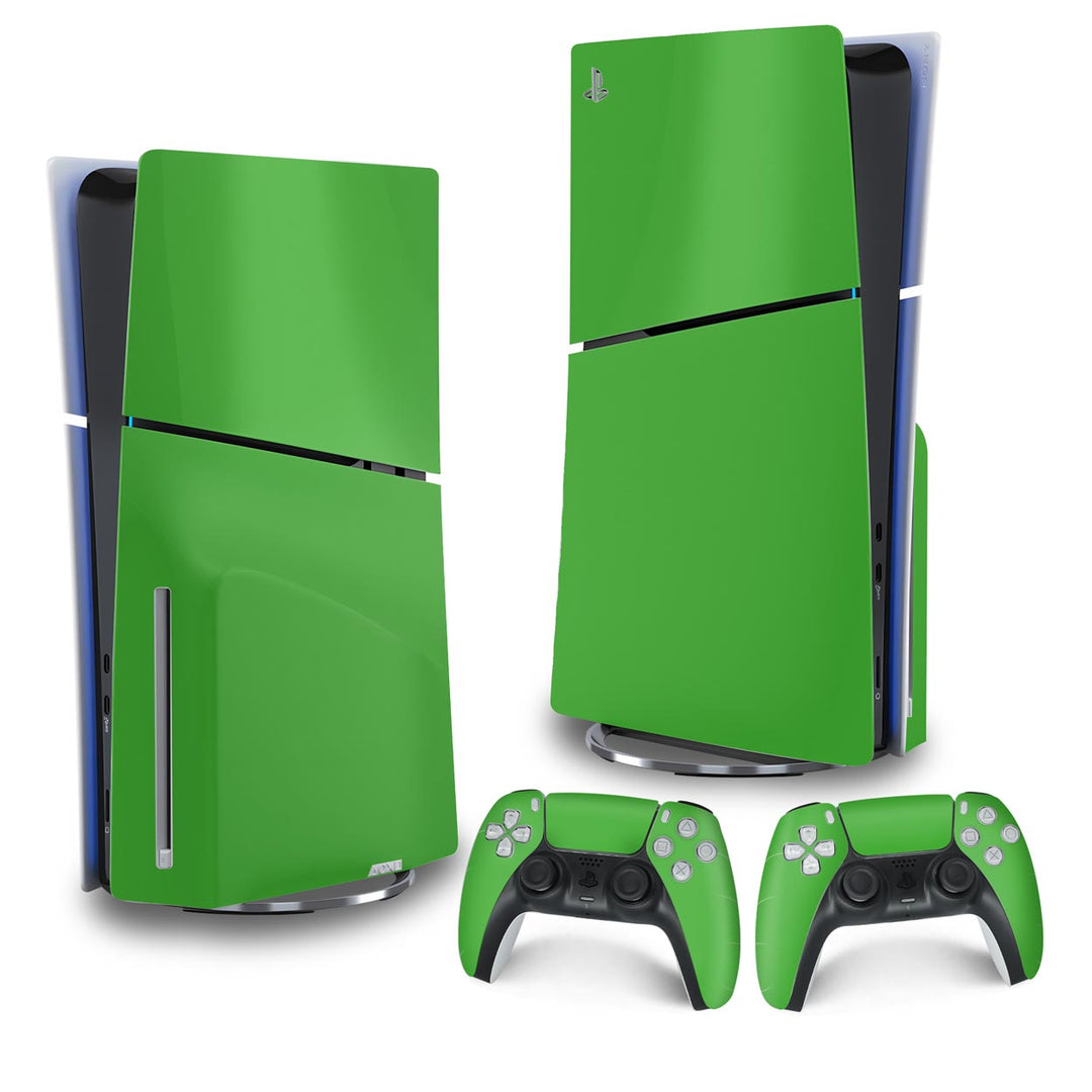 Skin Anti-Rage PS5 Slim Vertical - Verde - Pop Arte Skins