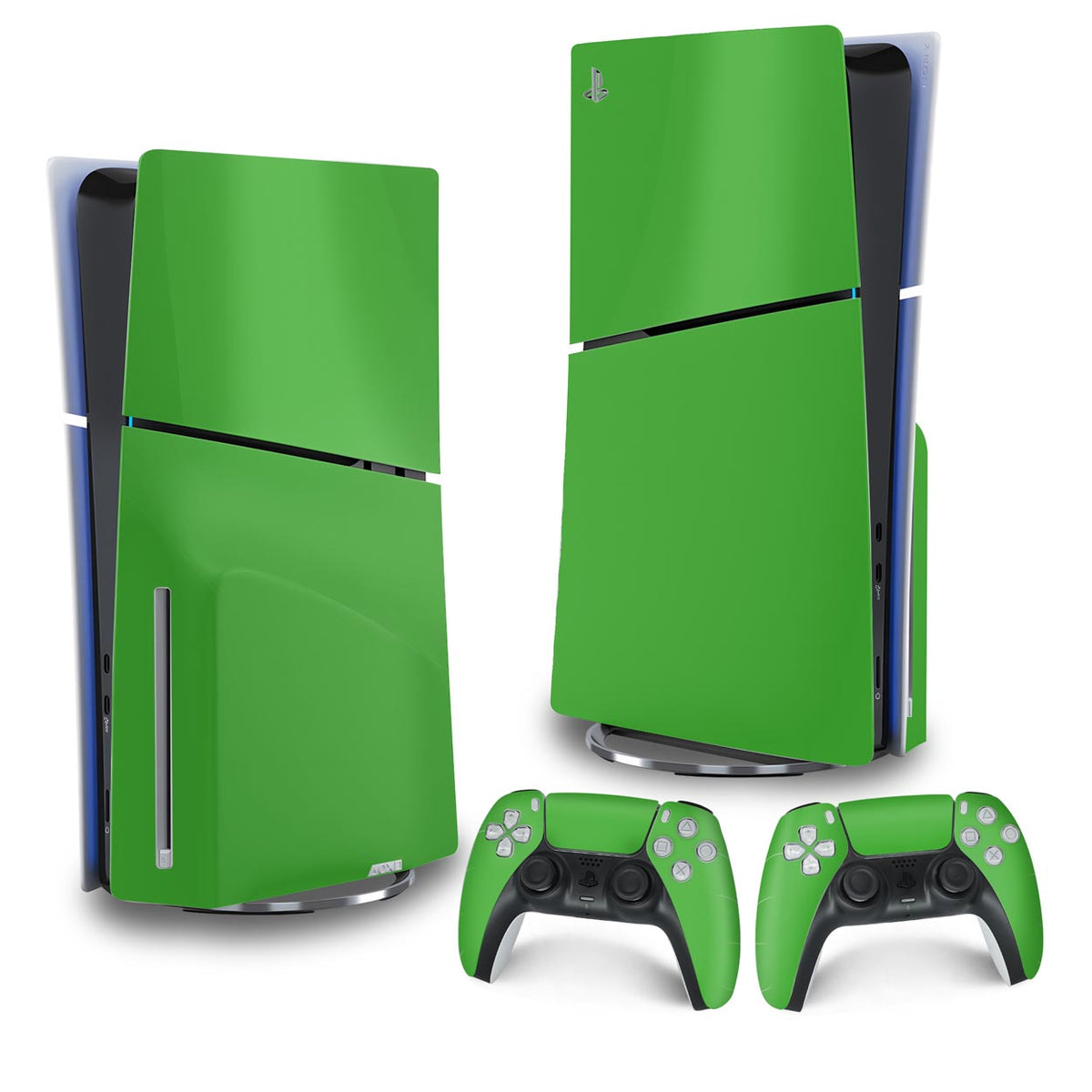 Skin Anti-Rage PS5 Slim Vertical - Verde
