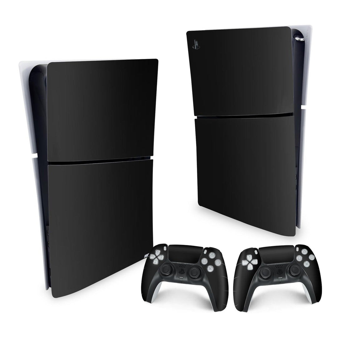 Skin Anti-Rage PS5 Slim Vertical - Preto Black Piano - Pop Arte Skins - foto 4