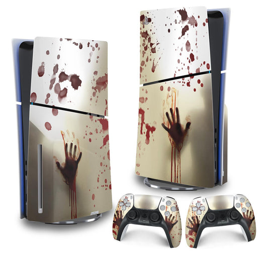 Skin Anti-Rage PS5 Slim Vertical - Fear The Walking Dead