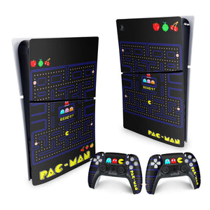 Skin Anti-Rage PS5 Slim Vertical - Pac Man - Pop Arte Skins - foto 4