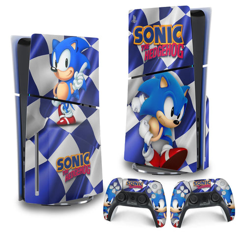 Skin Anti-Rage PS5 Slim Vertical - Sonic