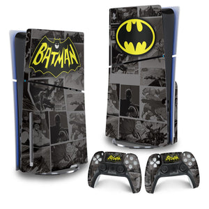 Skin Anti-Rage PS5 Slim Vertical - Batman Comics - Pop Arte Skins