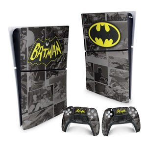 Skin Anti-Rage PS5 Slim Vertical - Batman Comics - Pop Arte Skins - foto 4