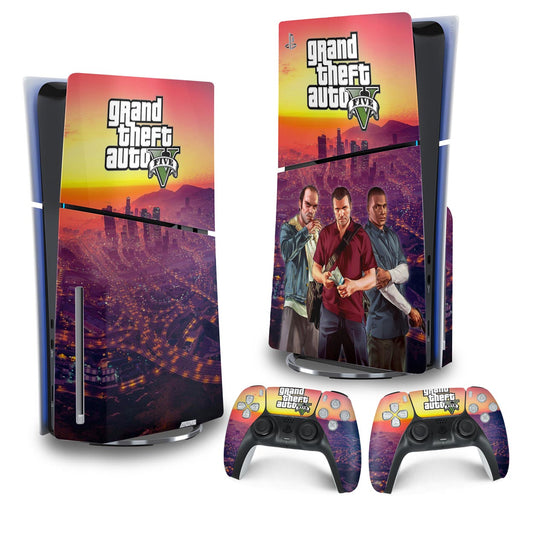 Skin Anti-Rage PS5 Slim Vertical - GTA V