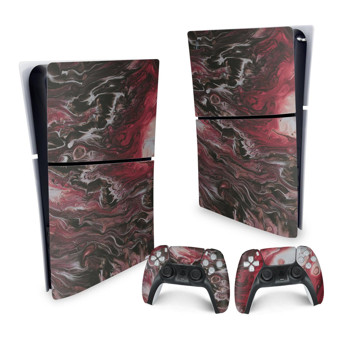 Skin Anti-Rage PS5 Slim Vertical - Abstrato #104 - Pop Arte Skins - foto 4