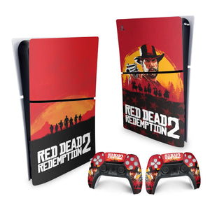 Skin Anti-Rage PS5 Slim Vertical - Red Dead Redemption 2 - Pop Arte Skins - foto 4