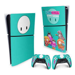 Skin Anti-Rage PS5 Slim Vertical - Fall Guys - Pop Arte Skins - foto 4