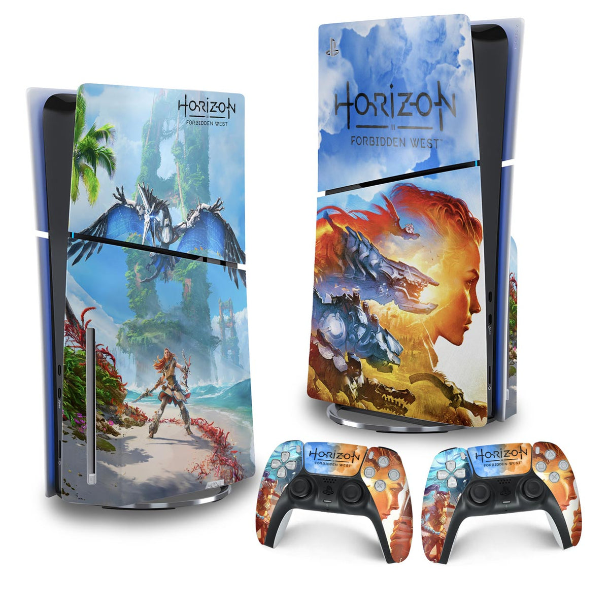 Skin Anti-Rage PS5 Slim Vertical - Horizon Forbidden West
