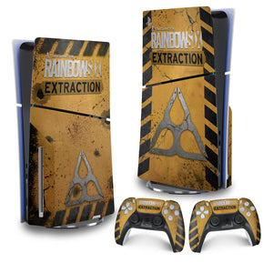 Skin Anti-Rage PS5 Slim Vertical - Tom Clancy's Rainbow Six Siege Extraction - Pop Arte Skins