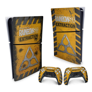 Skin Anti-Rage PS5 Slim Vertical - Tom Clancy's Rainbow Six Siege Extraction - Pop Arte Skins - foto 4