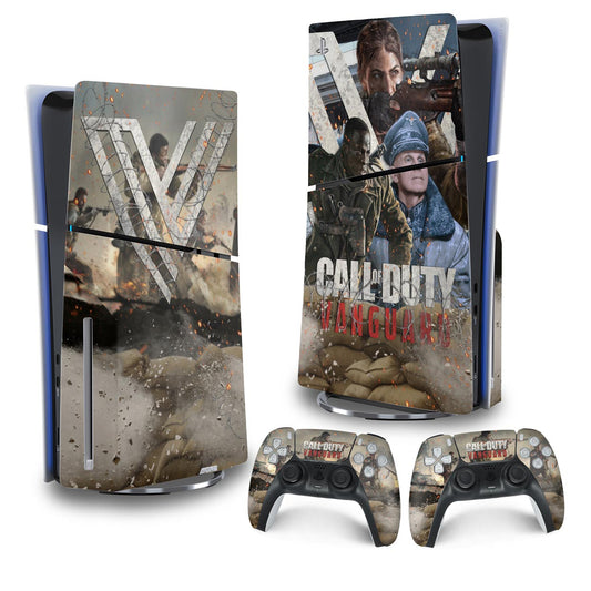 Skin Anti-Rage PS5 Slim Vertical - Call of Duty Vanguard