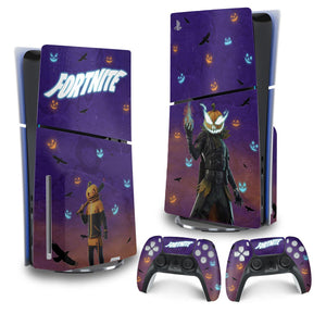 Skin Anti-Rage PS5 Slim Vertical - Fortnite - Pop Arte Skins